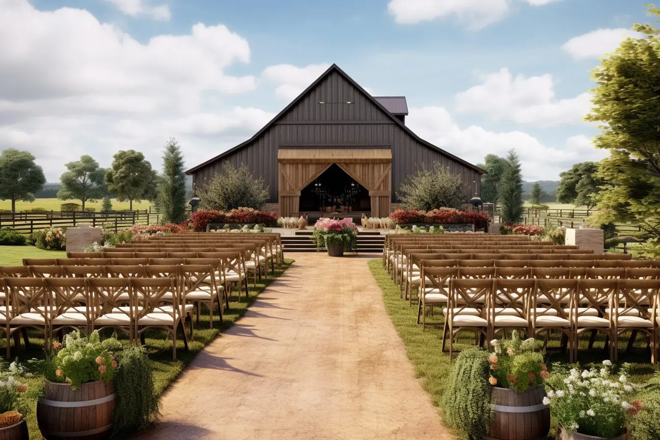 squaddeepfx_photorealistic._image_of_a_wedding_on_a_farm._The_c_5680eb85-ba69-457a-bcc4-13b698d636e3