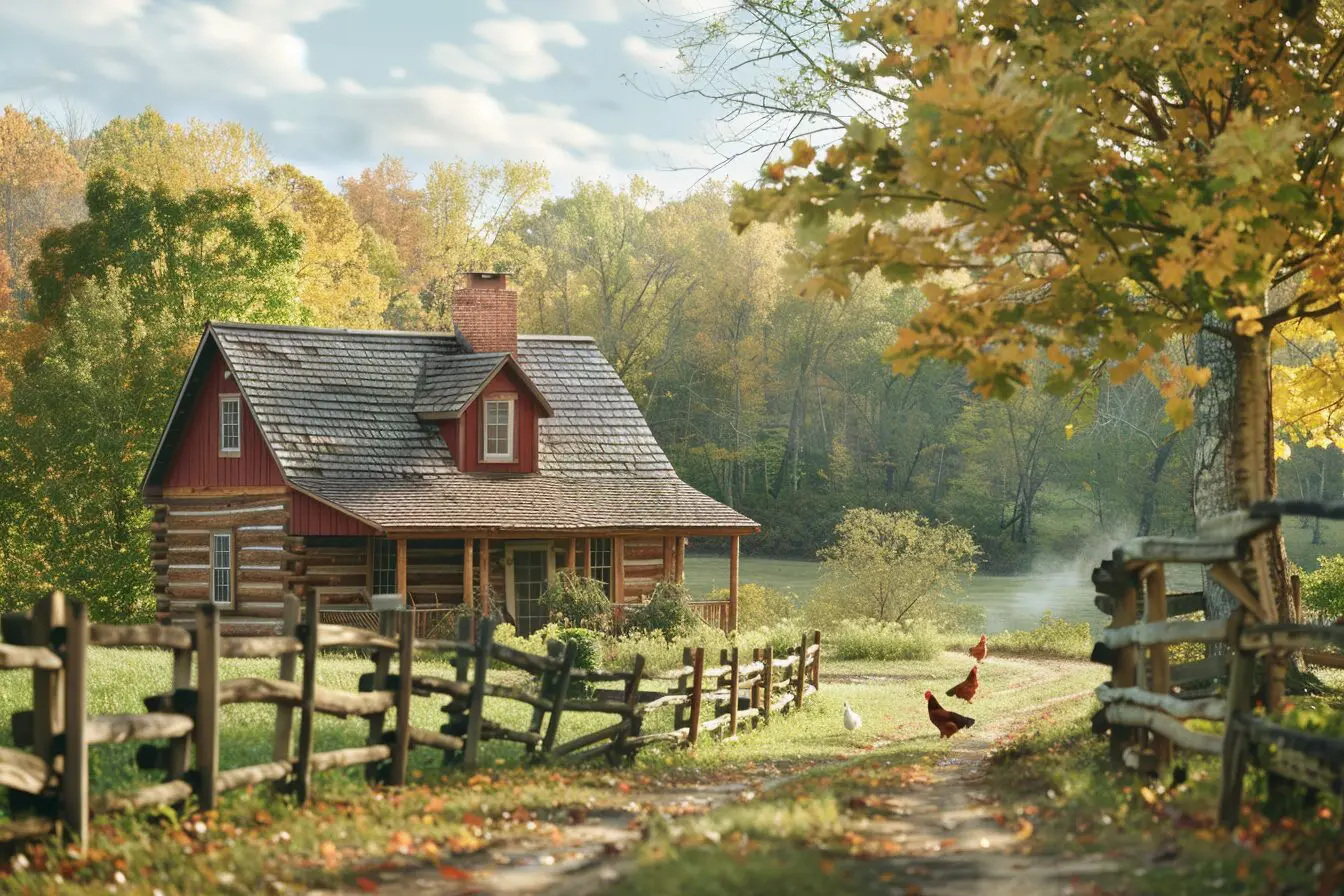 squaddeepfx_photorealistic._image_of_new_homestead_with_chicken_f4a98afb-b232-4e18-b2b5-9d663aa0a3f9
