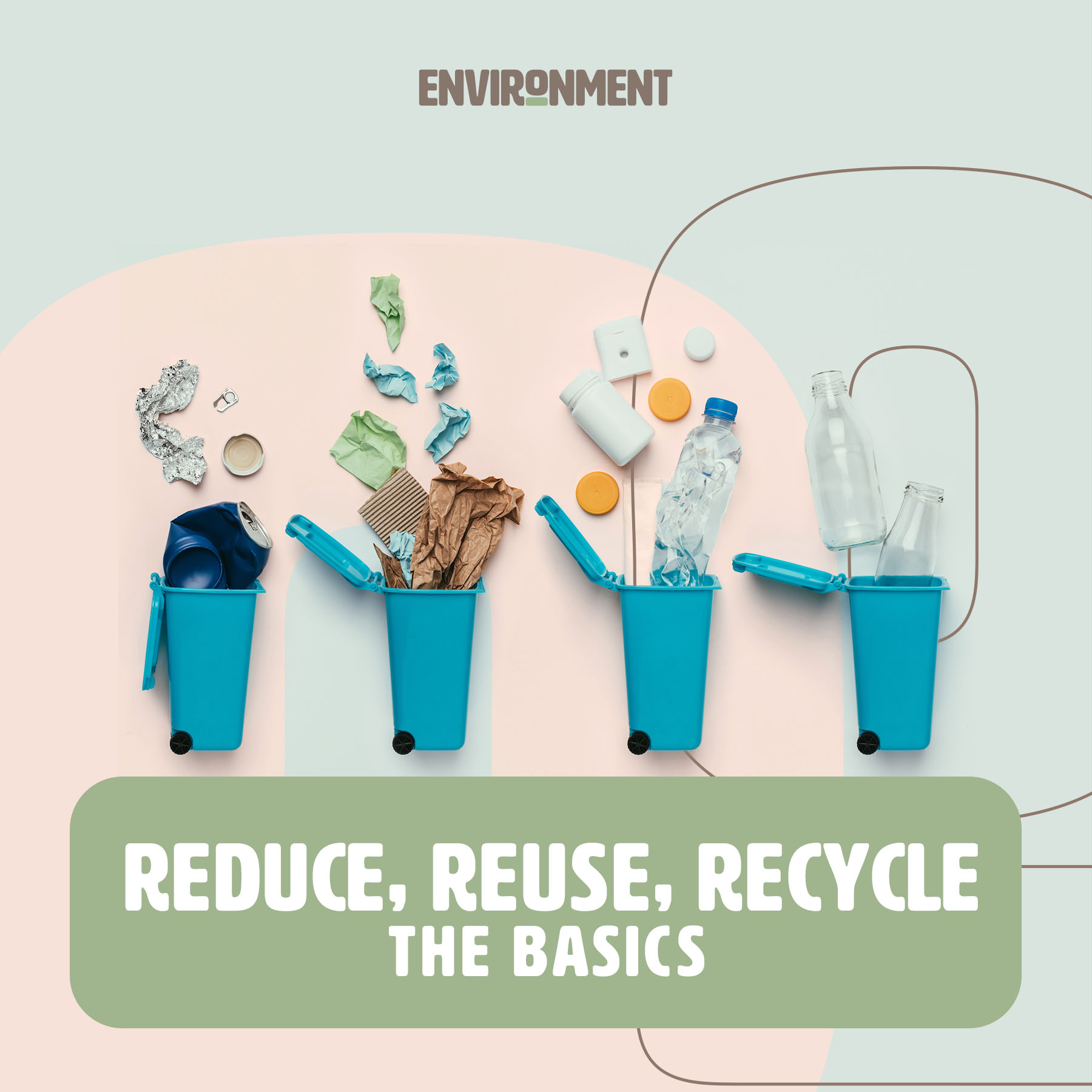 3 examples of reduce reuse recycle