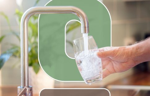clean water source from kitchen faucet
