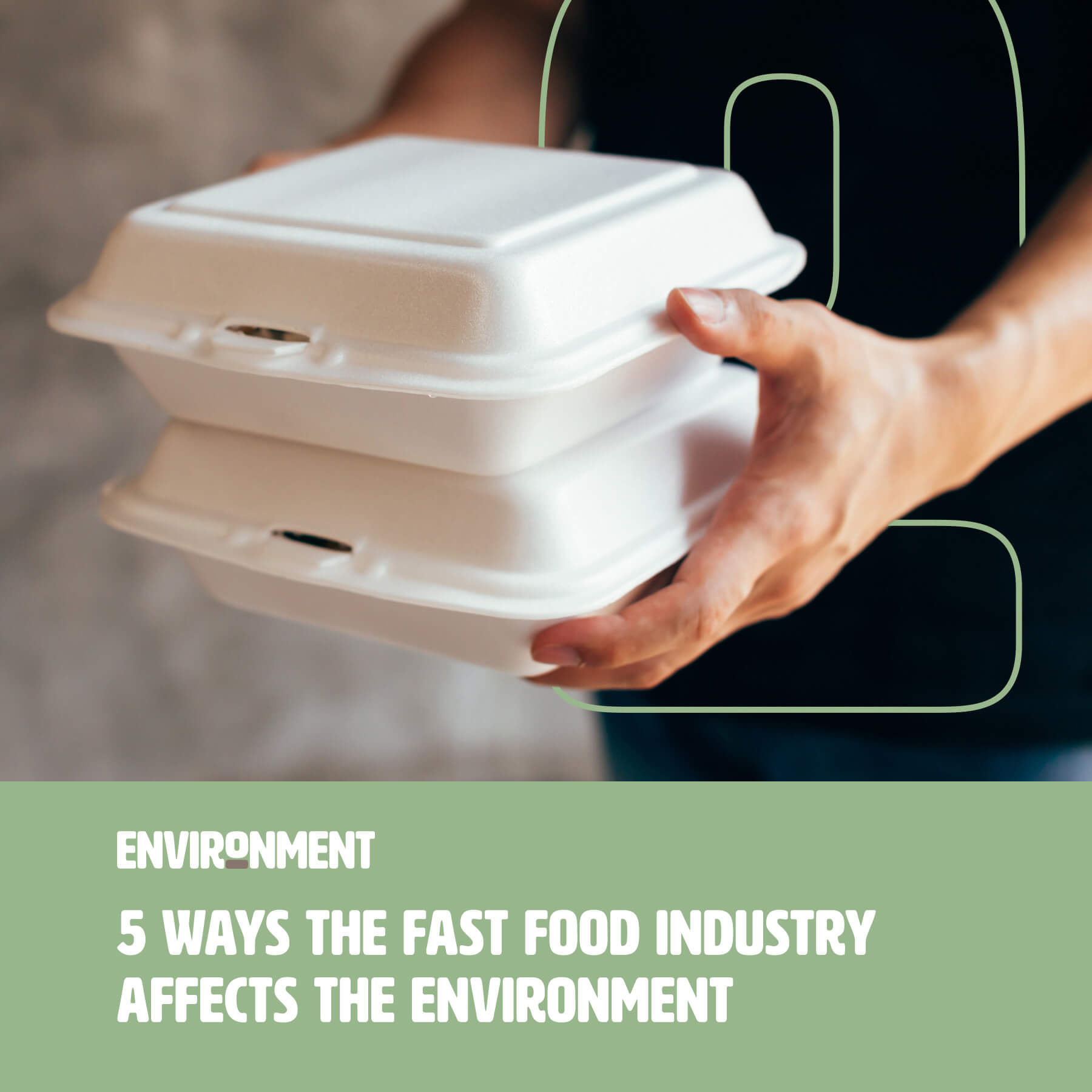 5 Ways the Fast Food Industry Affects the Environment