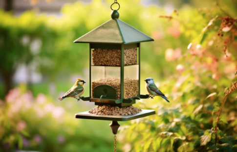 backyard bird feeder