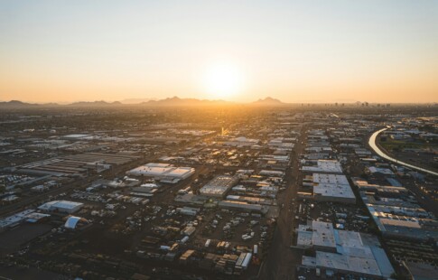 Sun Shining Over Pheonix, Arizona