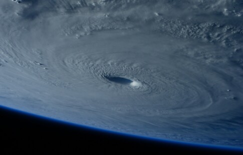 Satellite Image of Hurricane
