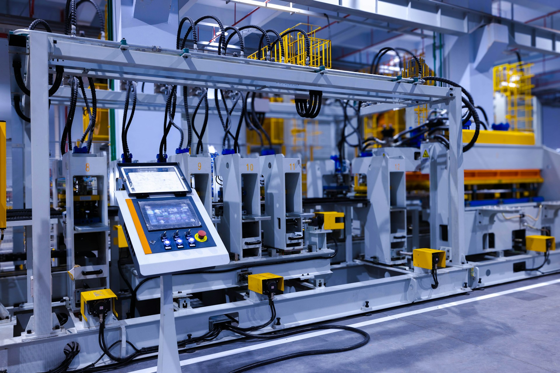 Machines in a Manufacturing Facility