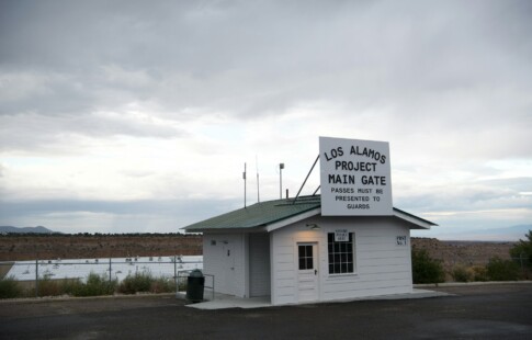 Los Alamos Manhattan Project Main Gate