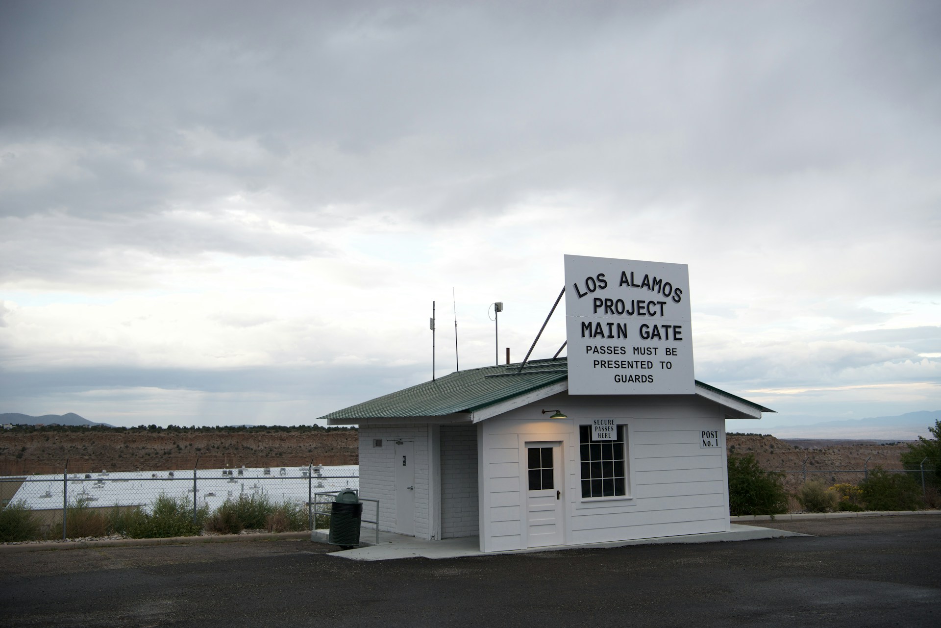 Los Alamos Manhattan Project Main Gate