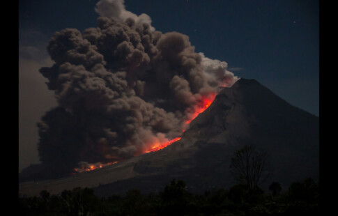 volcano eruption