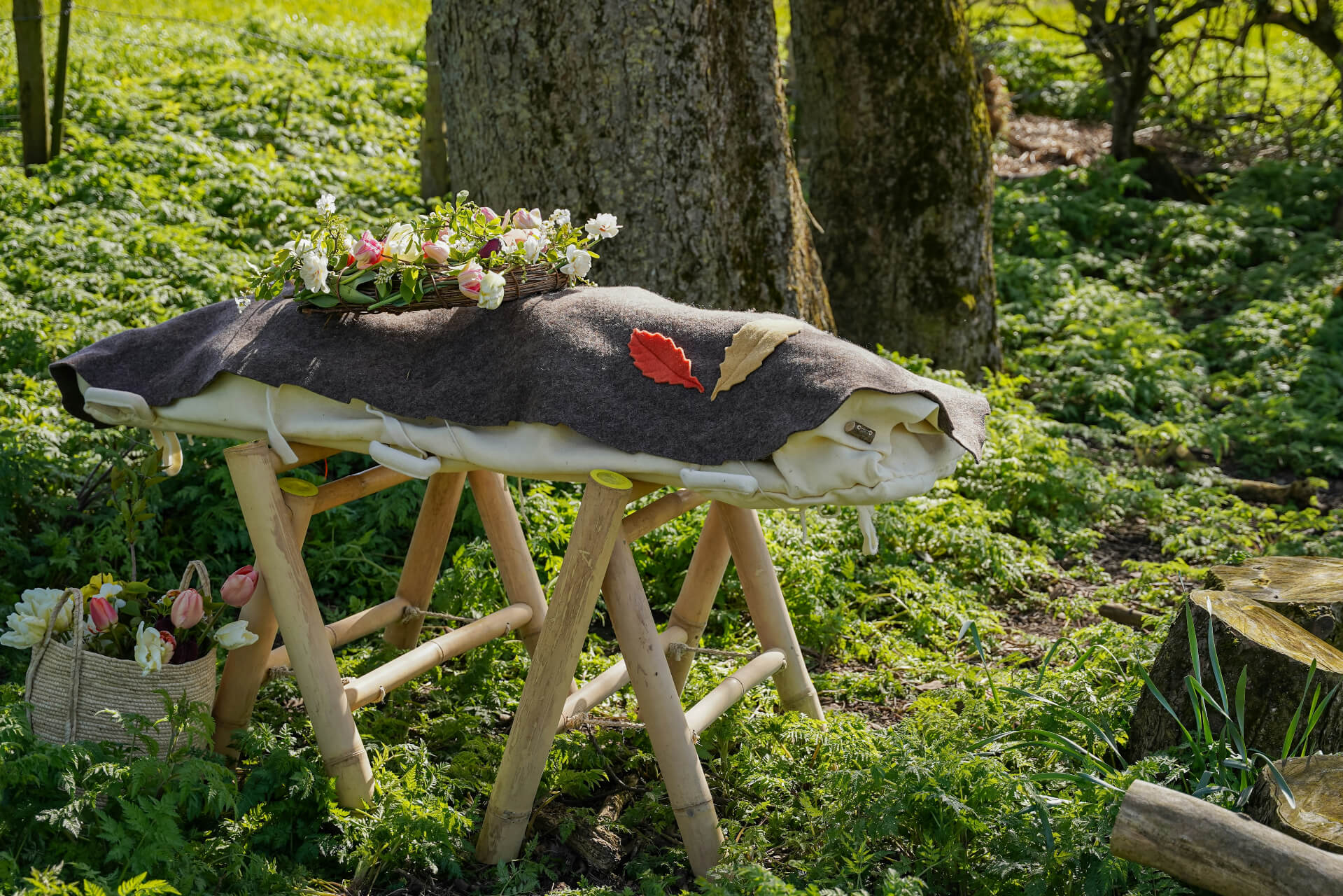 eco-friendly burial shroud