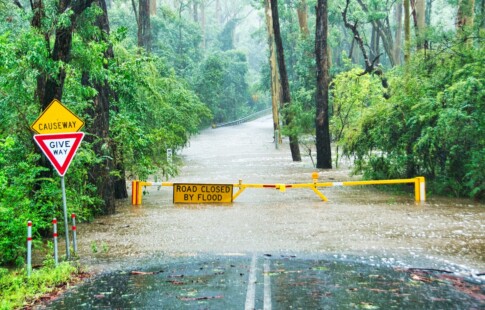 Road Barrier for Flood Water