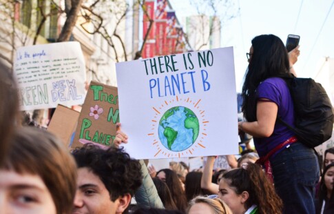 photo of activists for climate change