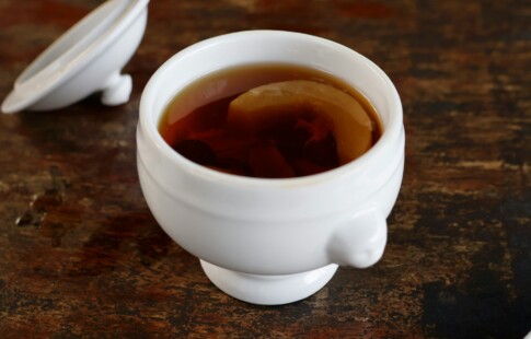 photo of a bowl of bone broth